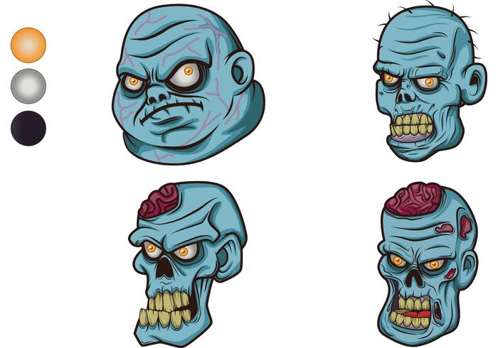 Free Zombie Vectors