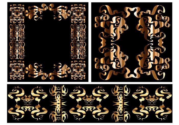 Free Vector Tribal Ornament Set Free Vector Tribal Ornament Set
