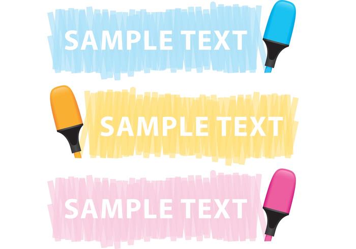 Marker Banner Vectors Marker Banner Vectors