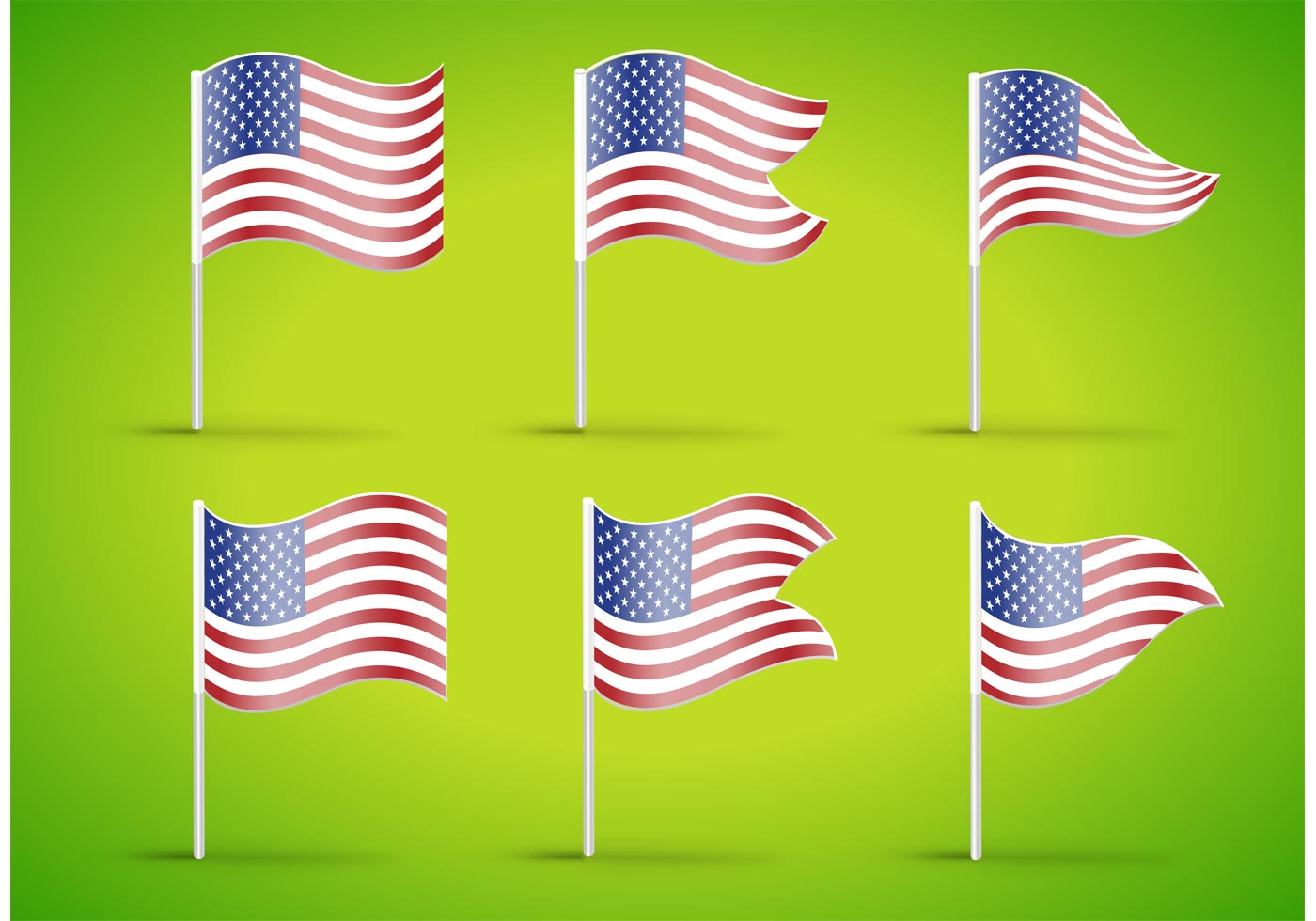 Download American Flag Vectors 82327 Vector Art at Vecteezy