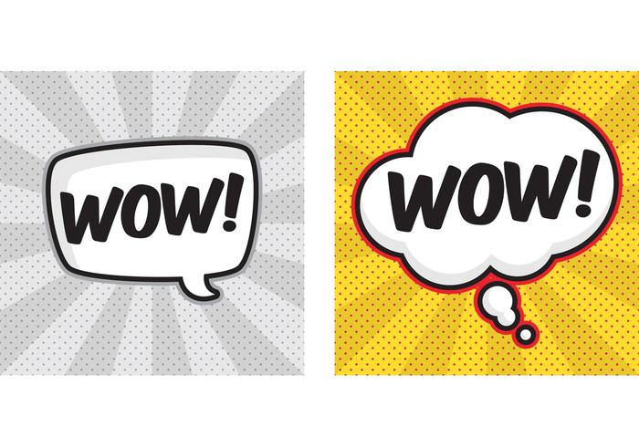 Comic Speech Bubble Vectors