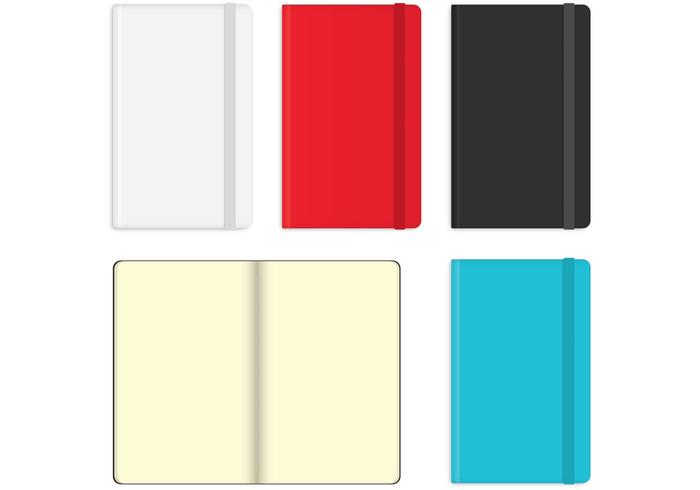 Moleskine Notebook Vectors