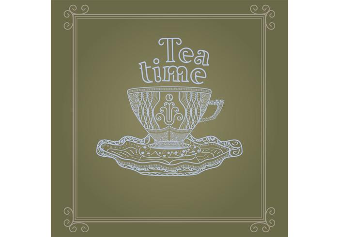 Vintage Cup Background Vector 82363 Vector Art at Vecteezy