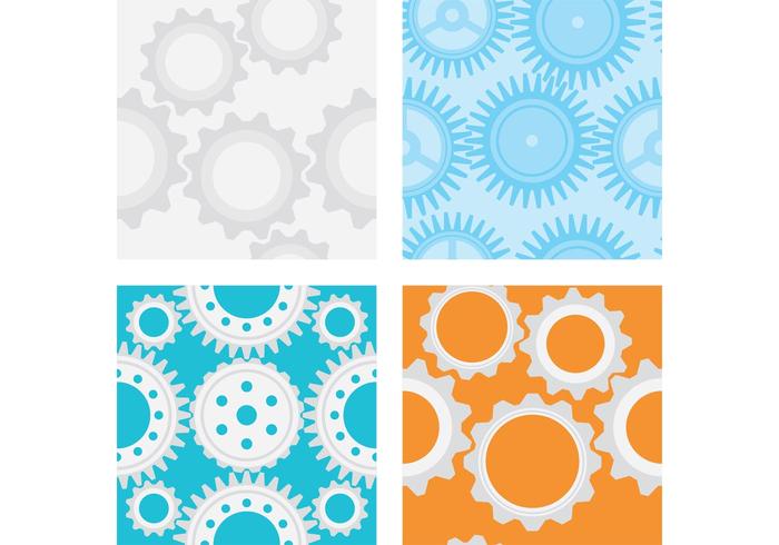 Gear Vector Patterns