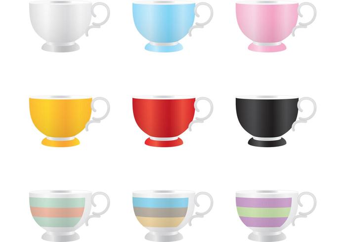 Colorful Mug Vectors