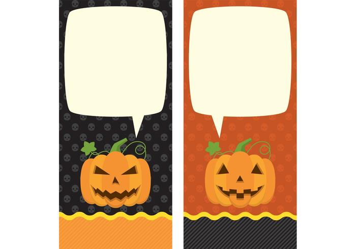 Halloween Card Vectors 