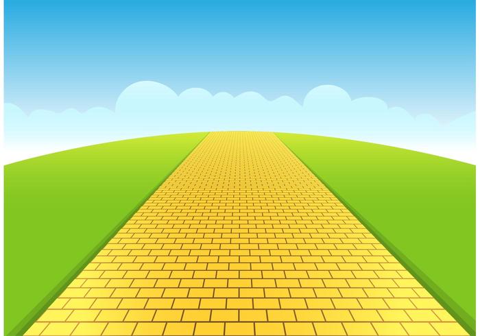 Yellow Brick Road Vector 