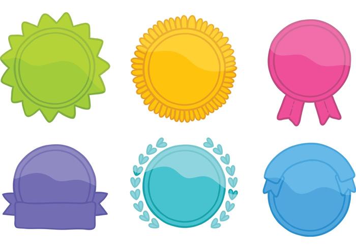 Free Bright Badge Vectors