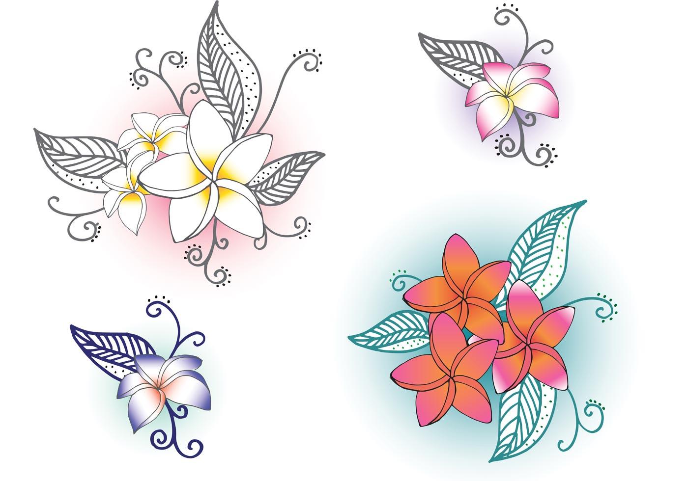 Free Vector Polynesian Flowers 82495 Vector Art at Vecteezy