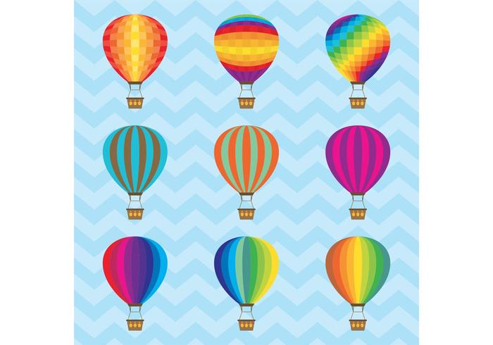 Hot Air Balloon Vectors Hot Air Balloon Vectors