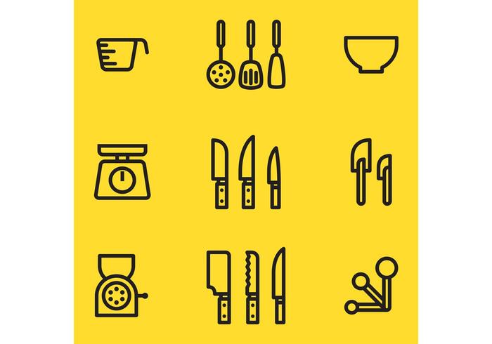Kitchen Vector Items Kitchen Vector Items