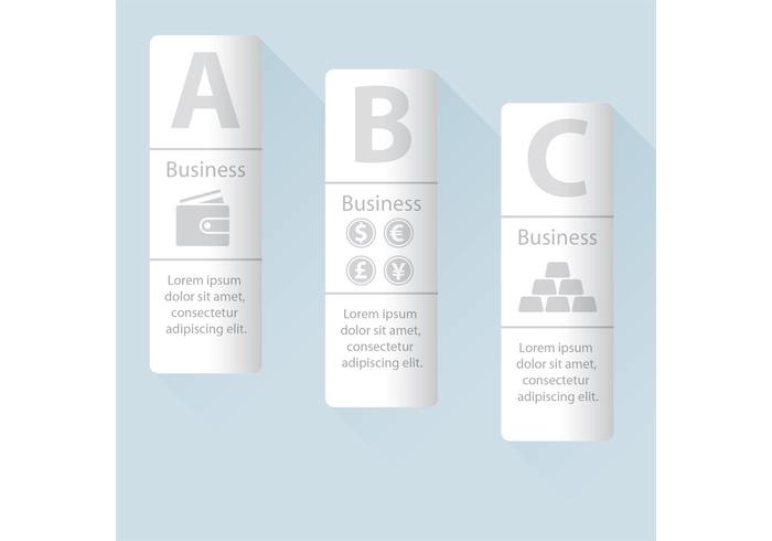 Vertical Business Vector Banners