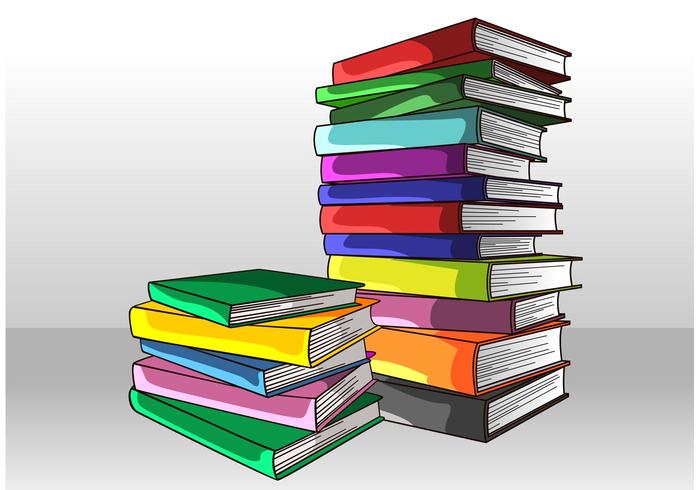 Stack of Books Vector 