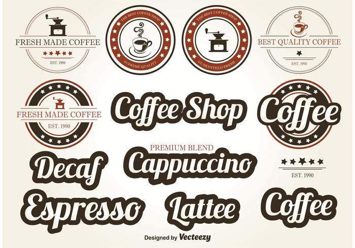 Coffee Vector Labels Coffee Vector Labels