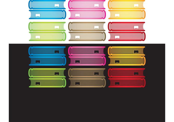 Colorful Stack of Books Vector 