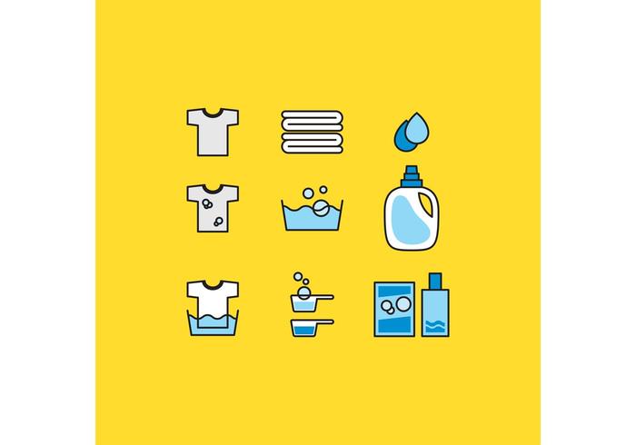 Laundry Vector Icons