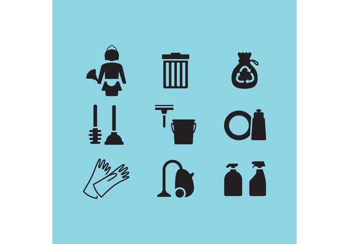 Cleaning Vector Icons