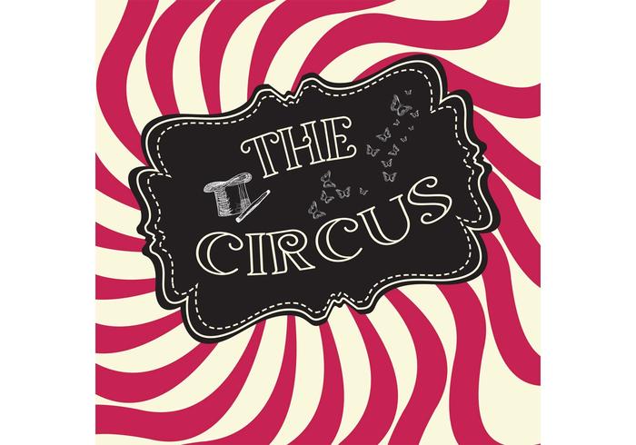 Vintage Circus Vector Background