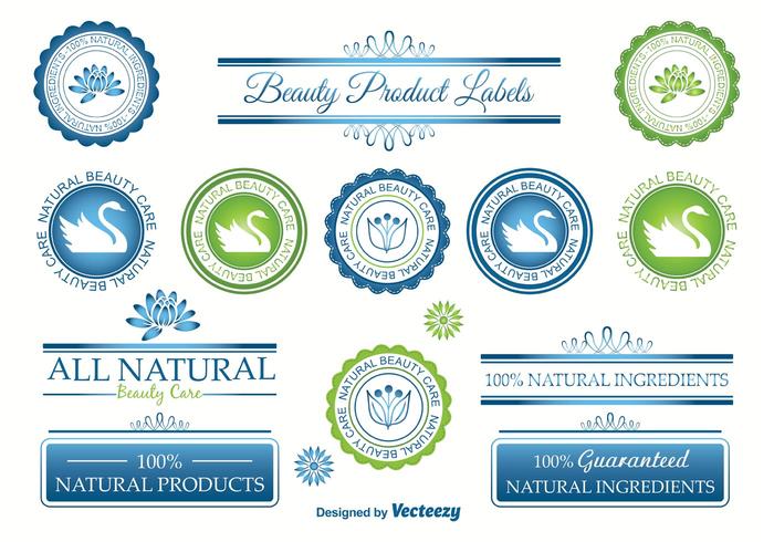 Beauty Vector Labels Beauty Vector Labels