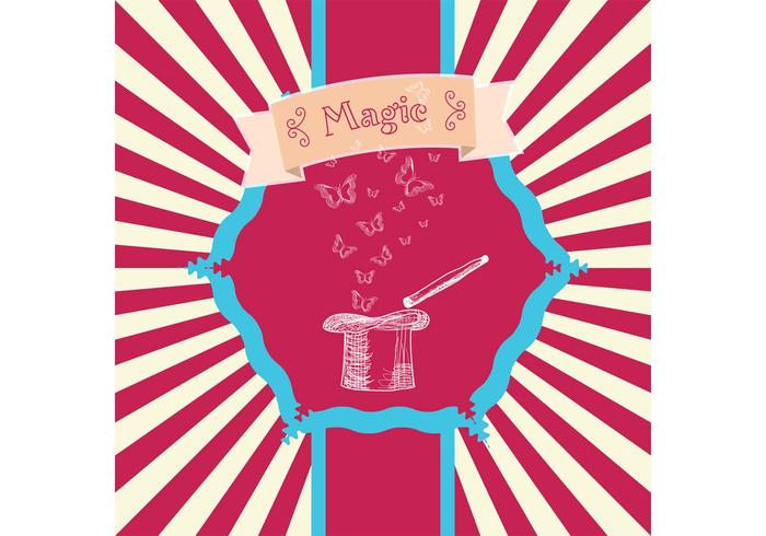 Vintage Circus Vector Card