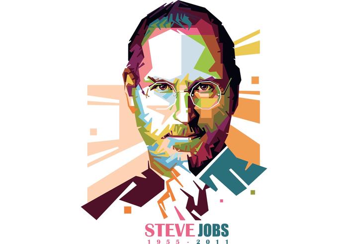 Steve Jobs Vector Retrato