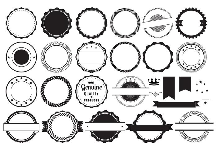 Vector Badge Elements