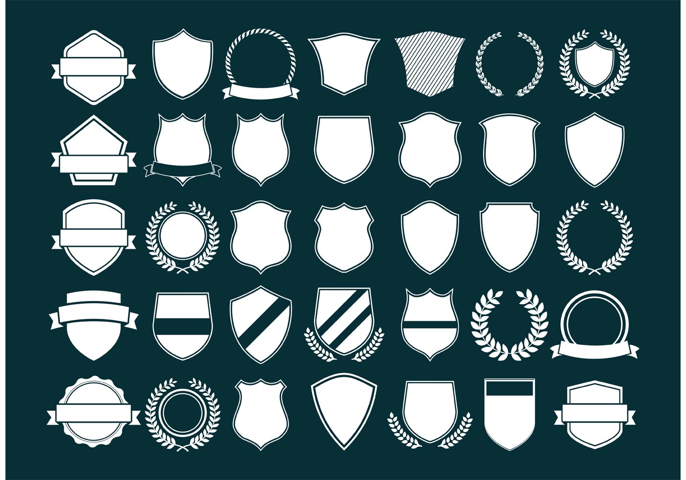 Vector Crest and Shields - Download Free Vector Art, Stock Graphics