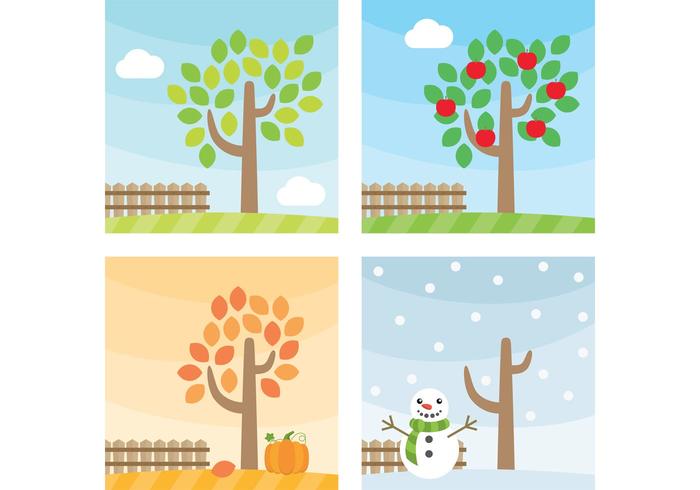 Seasonal Tree Vectors