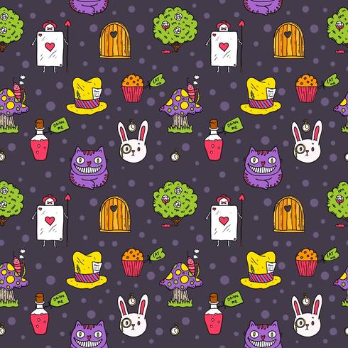 Whimsical Seamless Pattern vector