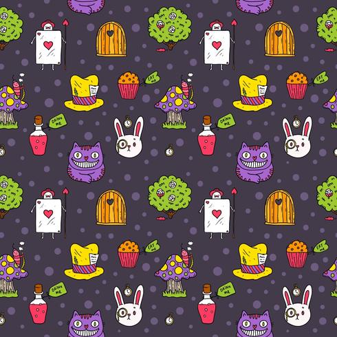 Whimsical Seamless Pattern vector