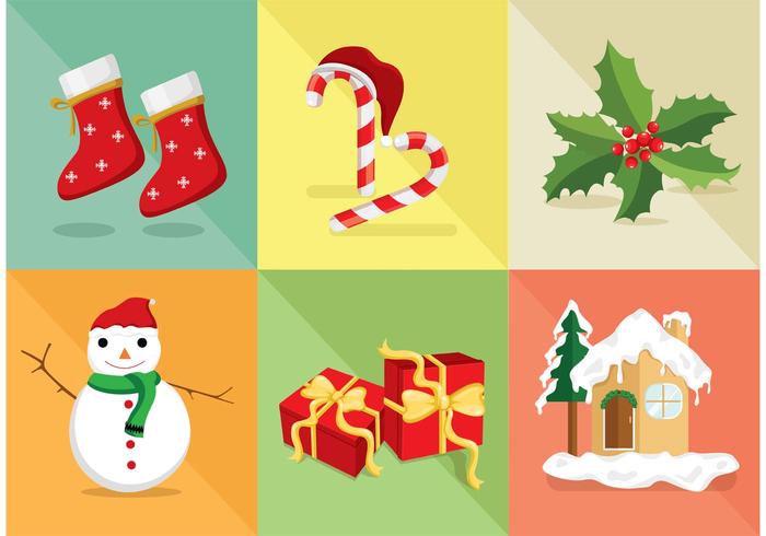 Christmas Icon Vector Set 