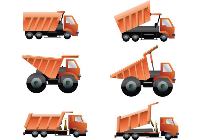 Dump Trucks Vector Pack