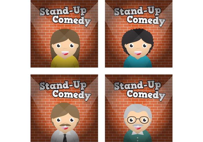 Stand Up Vector Characters