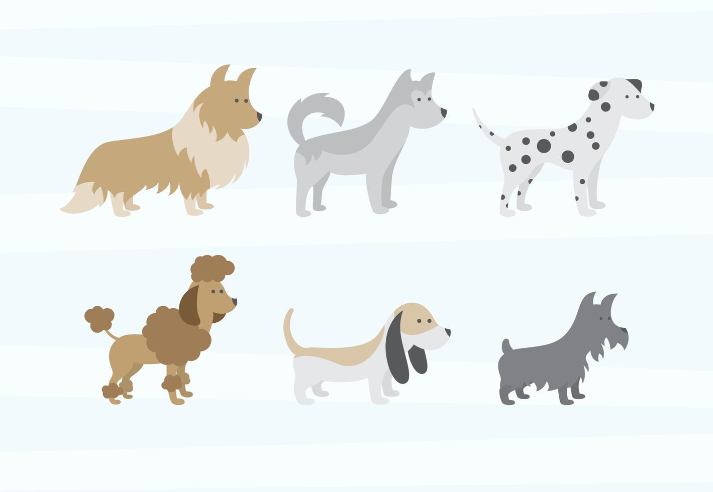 Dogs Vectors Pack 82892 Vector Art at Vecteezy