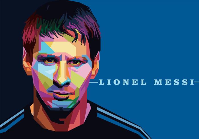 Lionel Messi Vector Portrait 