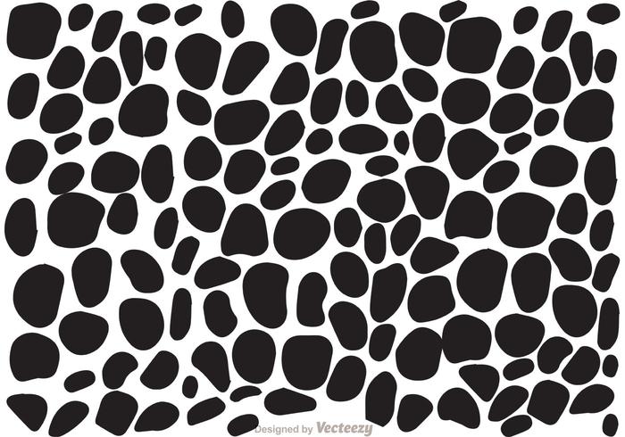 Blanco y negro Animal Print Vector