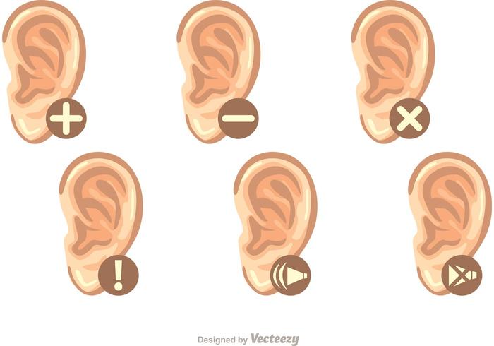 Human Ear Vectors