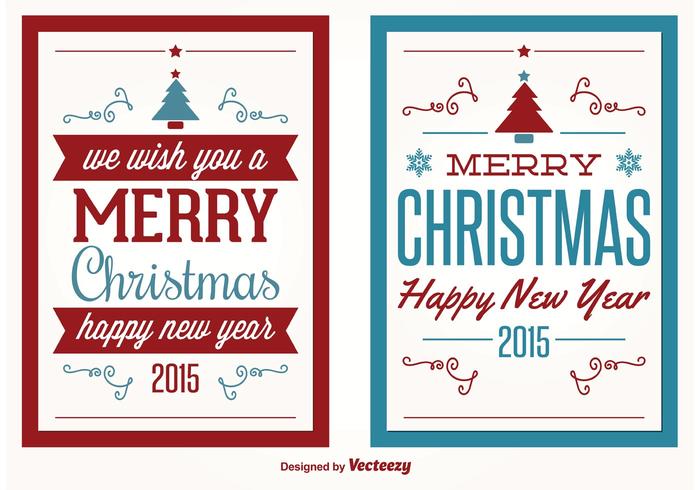 Vector Christmas Greeting Cards Vector Christmas Greeting Cards
