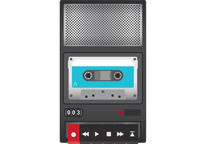 Tape Recorder Vector