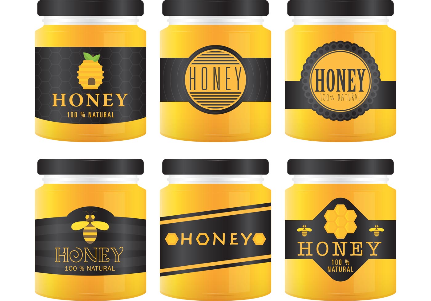 Honey Jar Labels Template Free