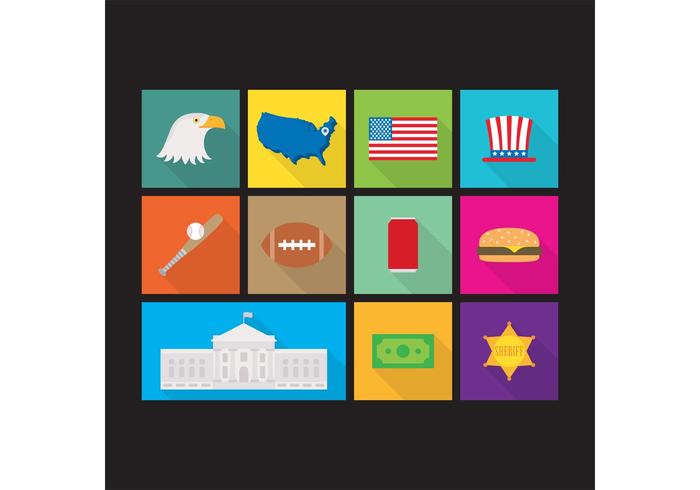 Flat Made In USA Flat Vectors Flat Made In USA Flat Vectors