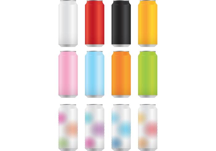 Soda Cans Vector Pack 2