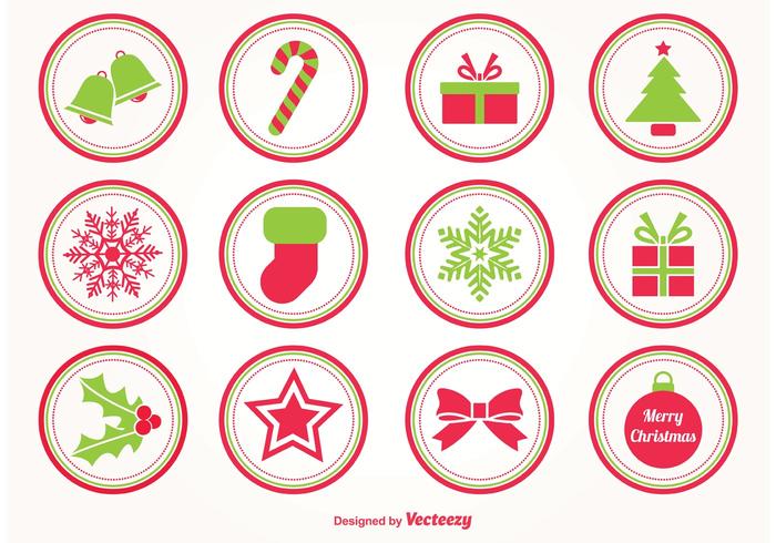 Christmas Vector Stamps Christmas Vector Stamps