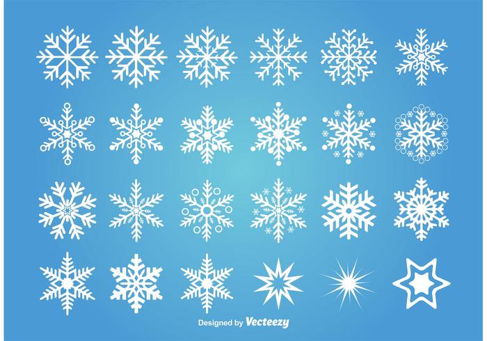 Assorted Vector Snowflakes Assorted Vector Snowflakes