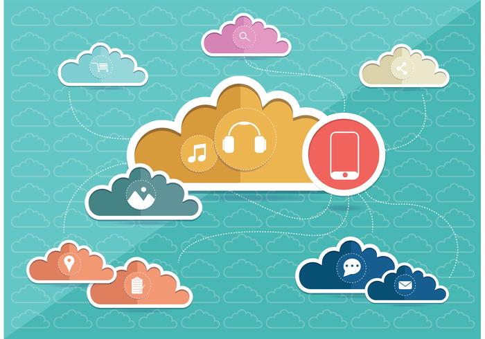 Cloud Computing Concept Vector 