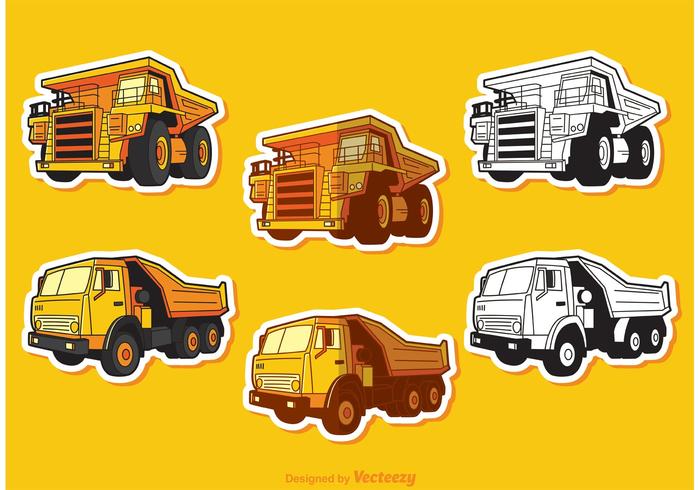 Dump Truck Vectors Pack