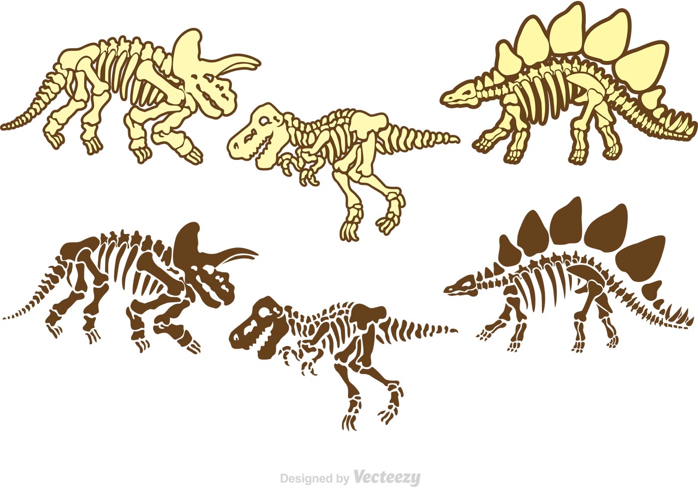 Dinosaur Skeleton SVG