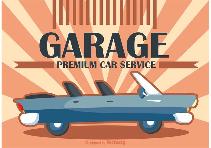 Poster Cars Retro Vector