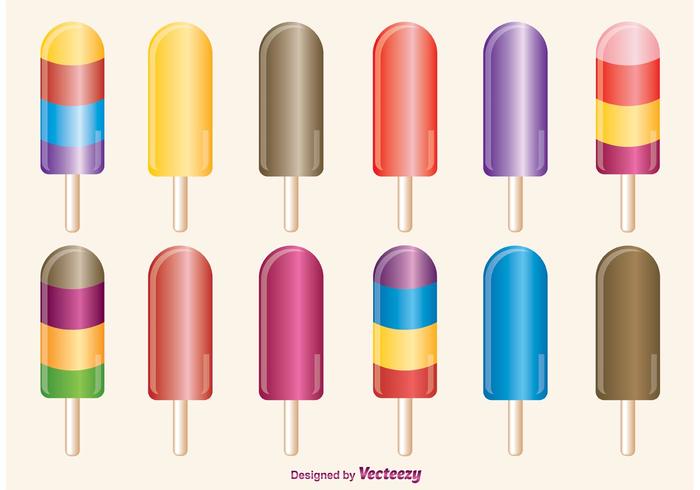 Ice Cream Pops Vectors Ice Cream Pops Vectors
