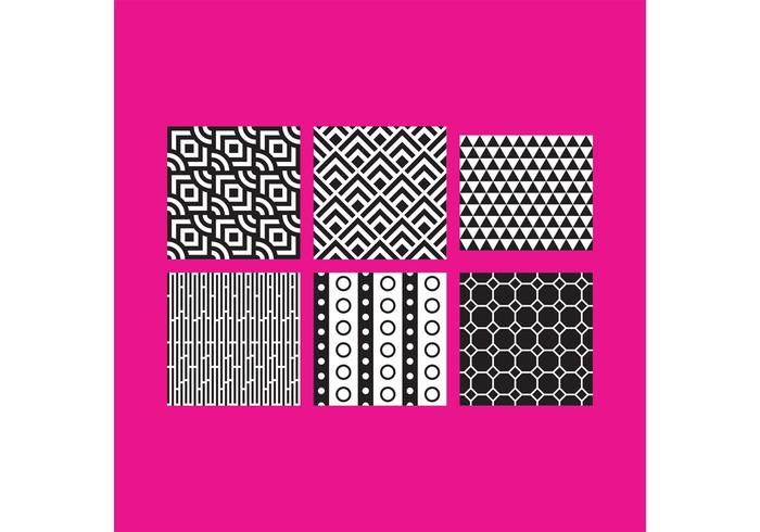 Simple BW Pattern Vectors